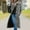 Dark Gray, variant on Women Oversized Long Winter Coats Single-Breasted Thick Warm Trench Coat Overcoat Classic Casual Outerwear