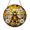 Acrylic 3.5 Inch, variant on Bumble Bee Nature Faux Stained Glass Window Decor, Garden Style Suncatcher for Cozy Home Accents