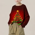 thumbnail image 4 of Chemise à Manches Longues pour Enfants Imprimé Décontracté Ample avec Col Rond, Chemises Amusantes, 4 of 8