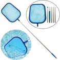 thumbnail image 1 of Pool Skimmer Net with 5 Sections 47\" Detachable Pole, Leaf Skimmer Mesh Rake Net for Spa Pond Swimming Pool, Pool Cleaner Supplies And Accessories for Cleaning Pool Leaves and Debris, 1 of 7