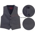 thumbnail image 2 of Gioberti Boys 4 Button Formal Suit Vest, 2 of 5