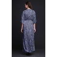 thumbnail image 2 of Bimba Rayon Triangle Geometric Printed Womens Long MaxiDressGown With Side Slit-Medium, 2 of 6