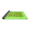 thumbnail image 2 of Ahgly Company Indoor Square Oriental Green Modern Area Rugs, 5' Square, 2 of 4