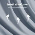 thumbnail image 5 of Regency Heights Cozy Bamboo Cotton Blanket, Lightweight Blanket for Sofa Couch, All Season Breathable Bed Blanket for Hot Sleepers with Diamond Jacquard, King, Light Blue, 5 of 13