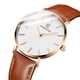thumbnail image 1 of Reloj de cuarzo para hombre, relojes para hombre, reloj fino de moda para hombre, correa de cuero fina, reloj de cuarzo de acero inoxidable A, 1 of 3