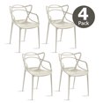 thumbnail image 3 of Sillas para Comedor Spica: Set de 4 Sillas de Plástico Resistente con Diseño Moderno en el Respaldo., 3 of 5