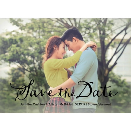 Handwritten Note Standard Save The Date (Best Place To Order Save The Dates)