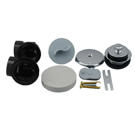 Proflo Pfwo320 1-1/2" Zinc Lift And Turn Tub Drain Kit - Chrome