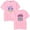 Pink, variant on Cuco Merch Hitchhiker Tour Unisex round neck fashionable and trendy casual short sleeved T-shirt