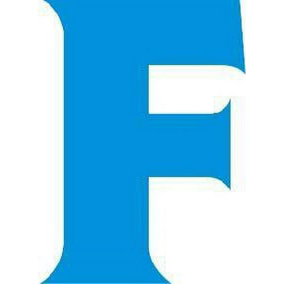Students F Cute Education Wall Decal Decoration Cute Coloured Alphabetical Letter “F” Lasts Years and Easily Removable - Size: 40 In(W) x 32 In(H)