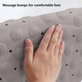 thumbnail image 4 of Corner Shower Mat, Non Slip Bathtub Mats PVC Bath Mat, Machine Washable Sector Shower Mat, Safe Shower Pad with Suction Cup Quick Drain for Bathroom Wet Areas, 4 of 6
