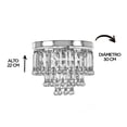 thumbnail image 5 of Candil de Cristal Cortado Gamalux Williams Krystal Cake 3 Luces 110 - 120 V, 5 of 5