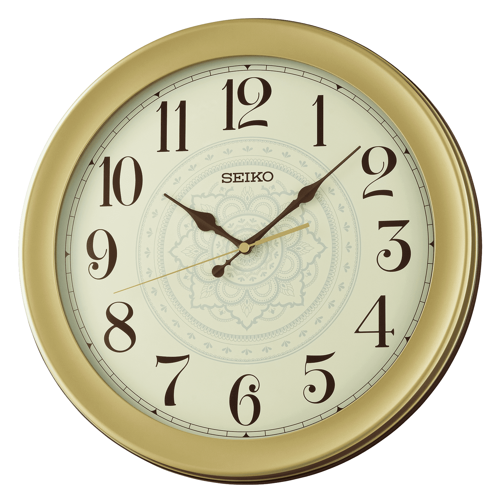 Free Shipping! Seiko Dark Brown Oak Schoolhouse Wall Clock