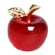 thumbnail image 4 of Pisapapeles de manzanas,Pisapapeles de manzanas coleccionables para decoración del hogar,Estatuilla de manzanas,adorno artesanal de mesa de escritorio de vidrio,Figuras de pisapapeles de, 4 of 8