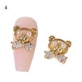 thumbnail image 2 of opvise Creative Butterfly Shape Nail Rhinestones Trendy DIY Cubic Zirconia Nail Decor for Nail Design, 2 of 8