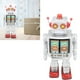 thumbnail image 5 of Robot De Juguete De Hojalata De Metal Para Caminar, Figuras Giratorias Eléctricas Con Rotacia De 360 ​​Grados, Modelo Para Colecció, Navidad, Fiesta, 5 of 7