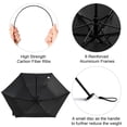 thumbnail image 5 of G4Free Travel Umbrella Compact Ultralight UPF 50+ UV Protection Carbon Fiber Super Slim Small Mini Umbrella, Weighs Only 4 oz, 5 of 9