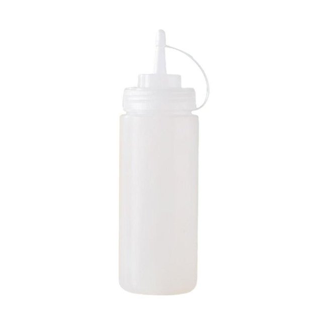 3/5/10x Plastic Clear Squeeze Squeezy Sauce Bottle Mayo Dispenser