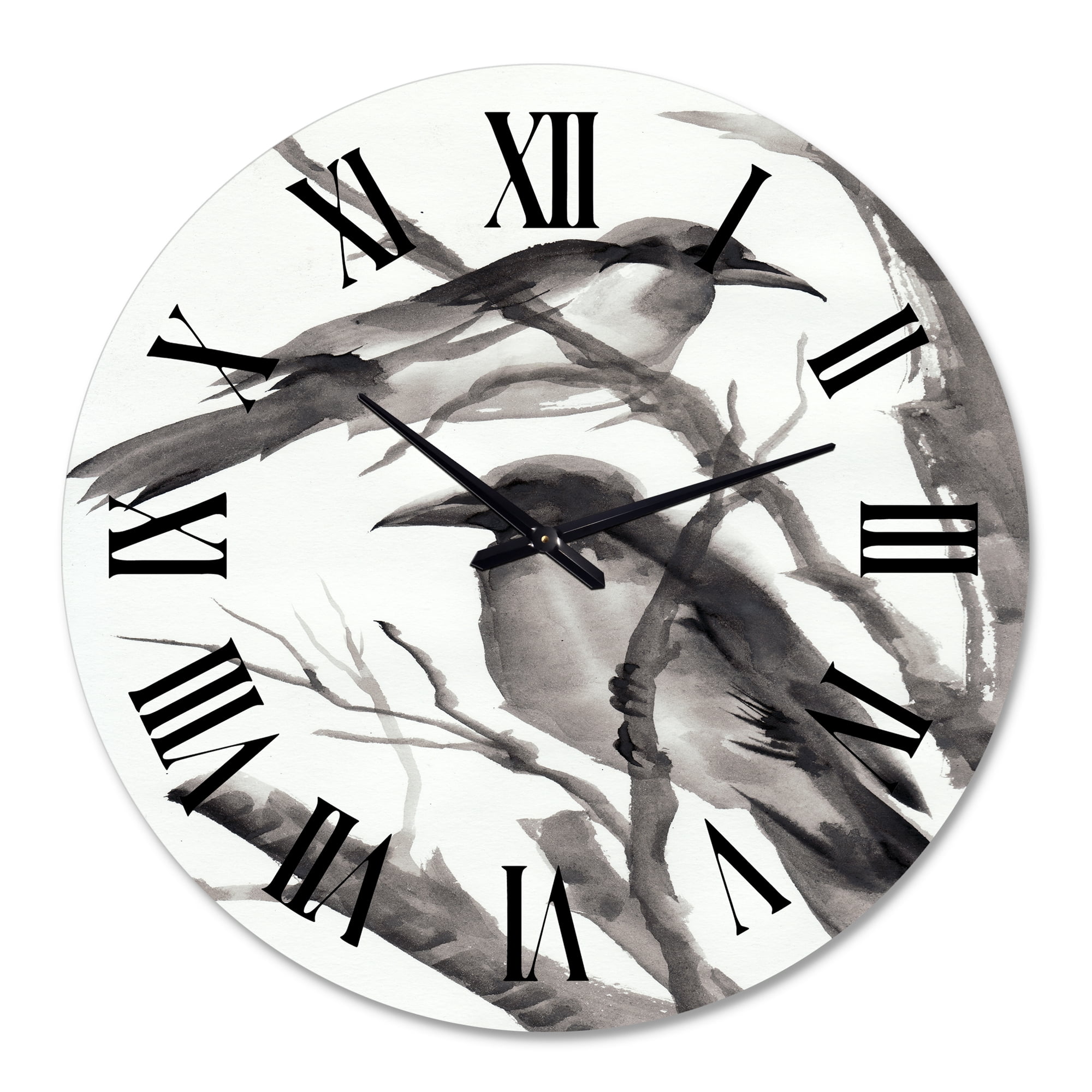 Designart 1 in Quartz Traditional Wall Clock