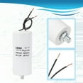 thumbnail image 3 of Uxcell CBB60 70uF Running Capacitor,2Pcs AC 450V 2 Wire 50/60Hz Cylinder,109x50mm,White, 3 of 6