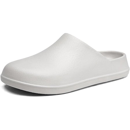 Waterproof EVA Garden Clogs for Men and Women - Non-Slip Lightweight House Slippers - Oil & Water Resistant Safety Shoes for Kitchen Restaurant Garden Hospital - Basic & Lined Versions