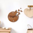 thumbnail image 4 of Reloj de madera Silent Clockwork Easy Read Home Decor (MCC422) Sywqhk Libre de BPA, 4 of 9