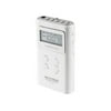 Sangean® Dt-120 White Pocket Am/Fm Digitl Radio (White)