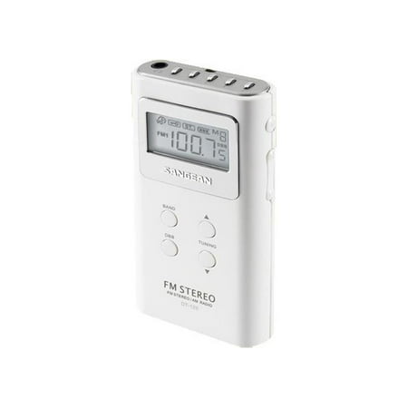 UPC: 0729288049227 | Sangean® Dt-120 White Pocket Am/Fm Digitl Radio (White)