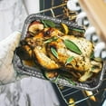 thumbnail image 3 of 50pc Half-Size 9" x 13" Aluminum Deep Steam Disposable Pans - FESTIVE SALE !!! (extra heavy duty), 3 of 8