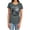 Charcoal, variant on Justice League Movie Shield Logo Women's T Shirt, Charcoal, X-Large