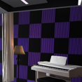 thumbnail image 2 of Paneles de pared de absorción de sonido Acoustic Wedge Studio Foam, 2 of 7