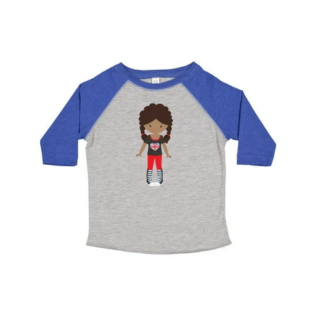 

Inktastic African American Girl London Girl Fashion Girl Gift Toddler Toddler Girl T-Shirt
