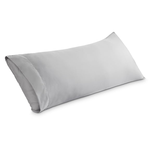 Bare Home Body Pillowcase - Envelope Closure - Ultra Soft - Double Brushed - Cloud Gray