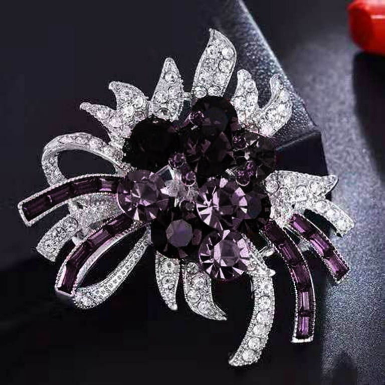 Brooches for Women Clothing Brooch Accessories Business Brooch Women's  Banquet Corsage Rhinestone Brooch Brooches and Pins for Women