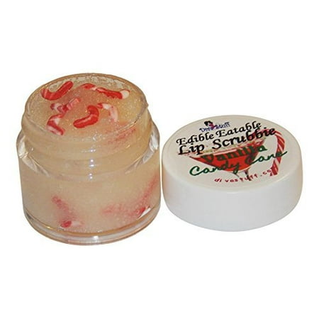 - Diva Stuff Lip Scrubbie, 1/4 ounce of Fun Flavor For Soft Lips, Vanilla Candy Cane
