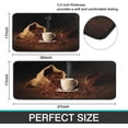 thumbnail image 3 of Coffee Kitchen Decor Rugs Set 2 Piece, Farmhouse Style Home Indoor Kitchen Rugs and Mats Non Skid Washable 17x47+17x30 Inches, 3 of 6
