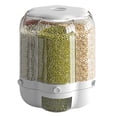 thumbnail image 1 of Food Grain Storage Container,Food Grain Storage Container Sealed Grain Food Storage Box Rotatable Rice Dispenser Meticulously Designed, 1 of 9