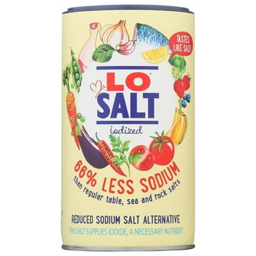 Losalt Reduced Sodium Iodized Salt, 12.35 Oz