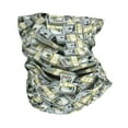 thumbnail image 4 of Dollars Pattern Headband Neck Gaiter Head Wrap Headwear Face Mask Magic Bandana For Men Women, 4 of 7