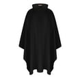 thumbnail image 3 of qolati Womens Hoodies Long Cloak Mens Unisex Lightweight Fleece Ruffle Hooded Poncho Sweater Wrap Topper Elegant Shawls Cape for Halloween Costumes, 3 of 4