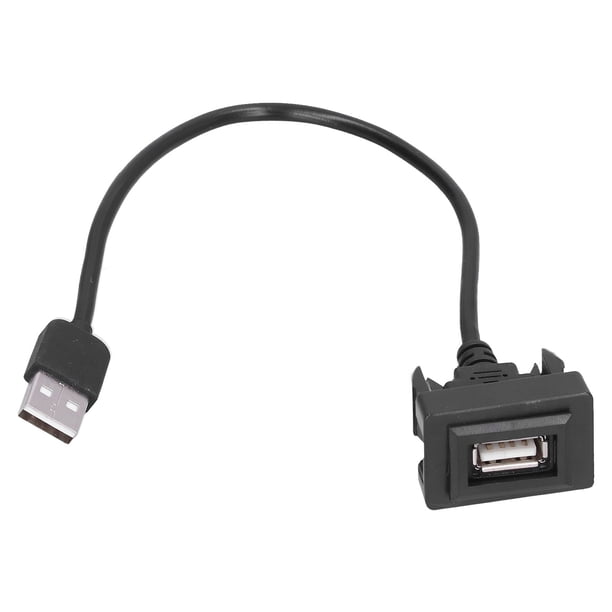 Extensión del Automóvil CARGADOR DE PUERTO USB Cable Adaptador Adaptador Auto Socador ABS Portátil