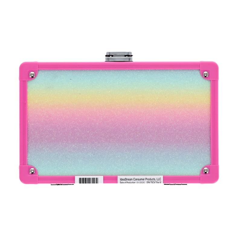Vaultz Locking Pencil Box Rainbow Box with Key Lock for Elementary