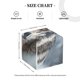 thumbnail image 4 of Fotbe Majestic Snowy Wolf Porta Pañuelos Decorativo de Cuero, Caja Cuadrada Moderna para Pañuelos Faciales, Organizador y Dispensador 5x5x5'', 4 of 7