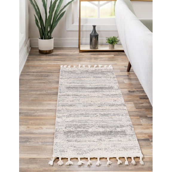 Unique Loom Chattanooga Cherokee Rug , 2' 0" x 8' 0" ,Sand