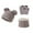 Gray, variant on Kids Winter Hat Scarf Gloves Set Children's Warm Knit Fleece Lined Pompom Hat for Kids Ages 4-10 Boys and Girls