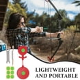 thumbnail image 3 of OULII Red Circular Dartboards Outdoor Adventure Game Toy 11.8x2.6x0.4in 1Set, 3 of 8