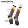 thumbnail image 2 of Naloa Rainbow Cloud White Horse Thigh High Socks Extra Long Stretchy Sock Women Over Knee High Opaque Stocking Daily Wear, 2 of 6