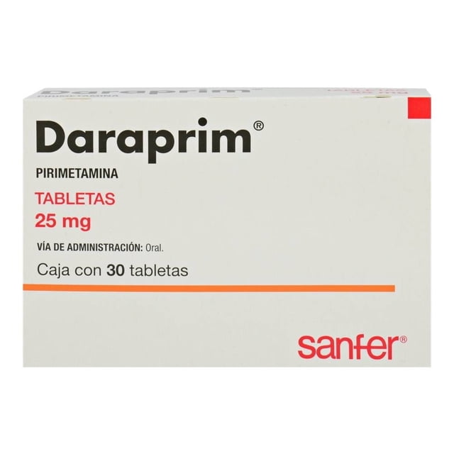 Daraprim 25 mg 30 tabletas