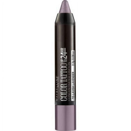 Maybelline Eyestudio ColorTattoo Concentrated Crayon, Lavish Lavender, 0.08 Oz