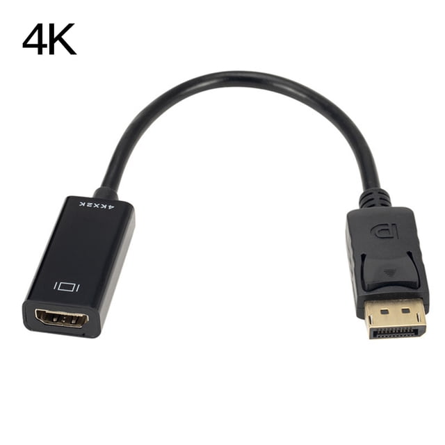 Adaptador DP a HD Proyector HDTV Convertidor de audio y video HD Adaptador de video macho a hembra Resolución 4K Kearding EL4981-02